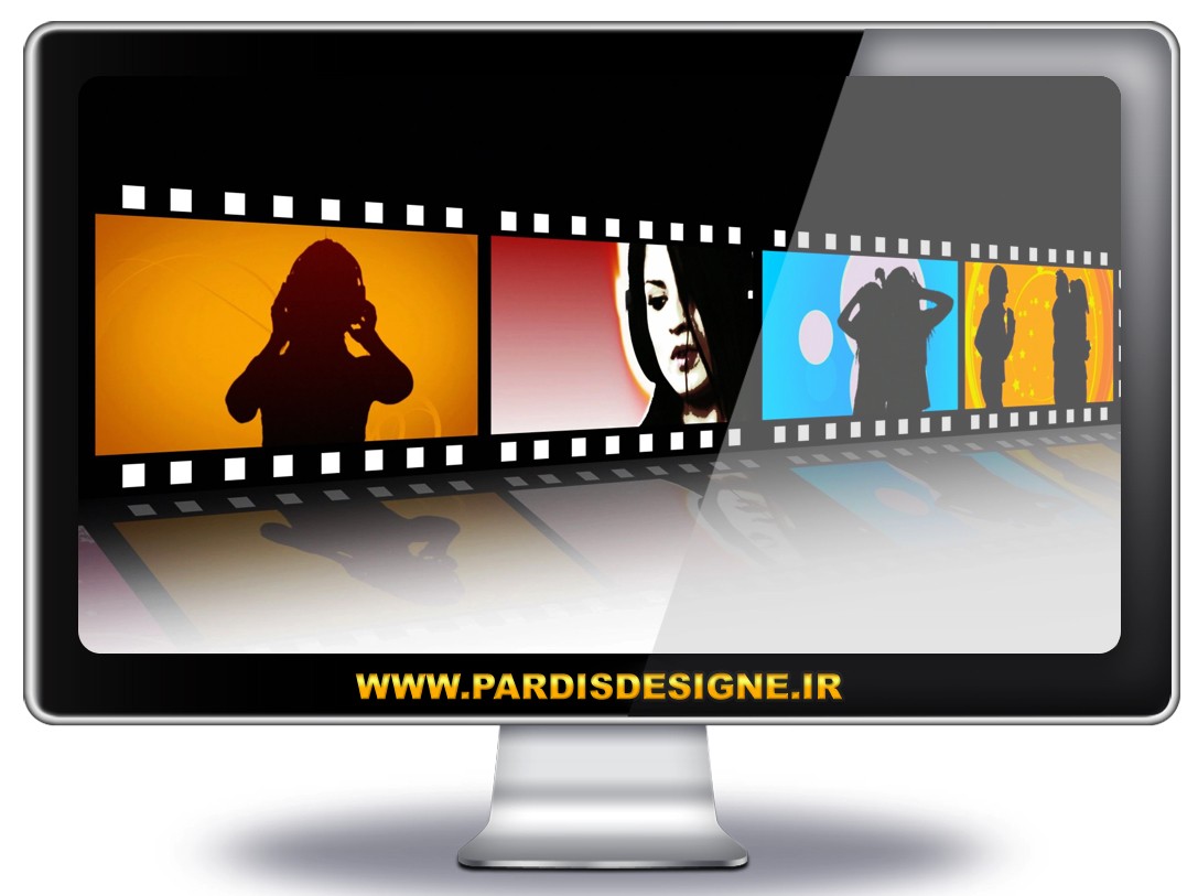 موکاپ پیش نمایش صفحه نمایش مانیتور