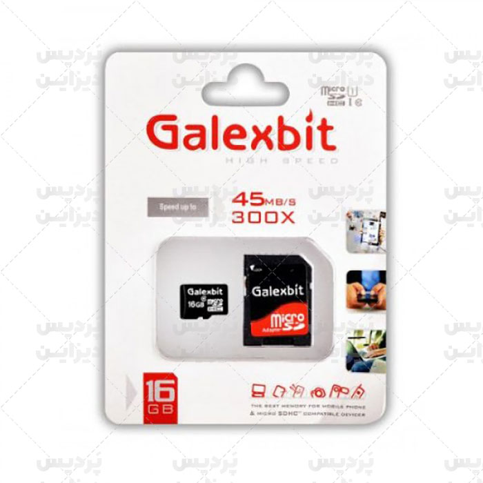 کارت حافظه میکرو اس دی 8 گیگابایت Galexbit 300x UHS-l U1