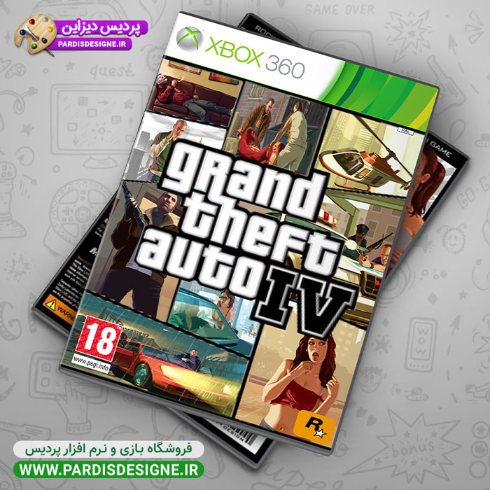بازی Grand Theft Auto IV مخصوص XBOX 360
